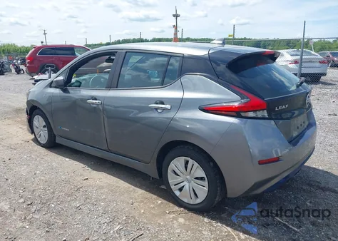 2019 Nissan Leaf S z USA, uszkodzony, nr VIN 1N4AZ1CP9KC305660